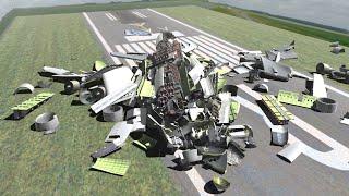 Plane Crash Animation Simulator - Disassembly 3D