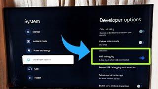 TCL Smart Google TV : How to Enable or Disable USB Debugging Mode