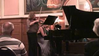 Beethoven Sonata for Violin and Piano Op.47 1st mvt, Olga Yanovich/Violin, Irena Portenko/Piano