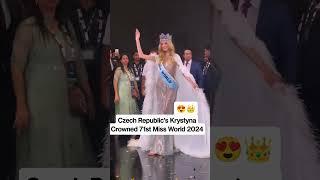 Miss World 2024 Winner | Czech Republic's Krystyna Pyszková Crowned 71st Miss World 2024