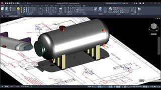 Pressure Vessel Tutorial in AutoCAD