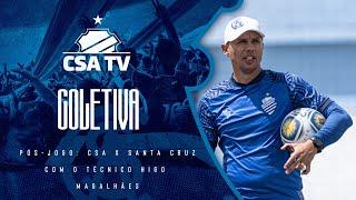 Coletiva pós jogo com o técnico Higo Magalhães: CSA 1x0 Santa Cruz-PE - 07.12.24 - CSA TV