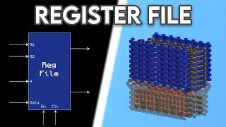 The Register File - Let's Make a Redstone Computer! #3