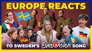 Europe reacts to Sweden’s Eurovision Song Bara Bada Bastu KAJ