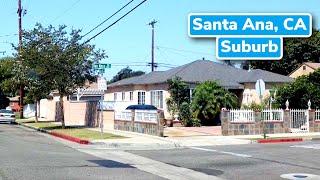 Driving around Santa Ana suburb, California - Is it really ghetto?