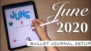 June 2020 Digital Bullet Journal Setup | Plan with Me!