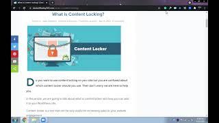 What is Content Locking | How to Add Content Locking in WordPress | Best Content Locking Networks