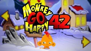 Игра "Счастливая Обезьянка 42" (Monkey GO Happy 42) - прохождение