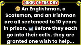  𝗙𝗨𝗡𝗡𝗬 𝗔𝗗𝗨𝗟𝗧 𝗝𝗢𝗞𝗘  An Englishman, a Scotsman, and an Irishman go to prison...  Funny Jokes