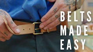 Belts Made Easy - Beginner Leather craft