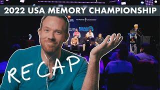 I DIDN'T WIN OR LOSE! (2022 USA Memory Championship RECAP)