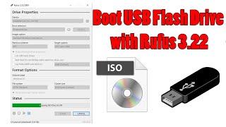 Boot USB Flash Drive with Rufus 3.22 | Windows 7/8/8.1/10/11