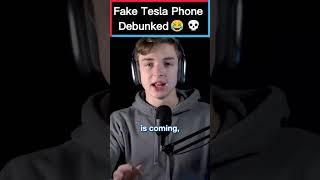 Fake Tesla phone debunked! #tech #tesla #teslaphone #techcircuit #fake #shorts #shortvideo