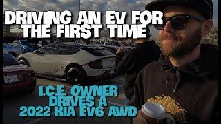 FIRST TIME DRIVING AN EV- A car enthusiast reacts to the Kia EV6 AWD & electric cars. Love or hate?