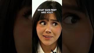 "what size feet are you..."