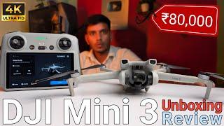Dji Mini 3 Camera 4K Drone Unboxing, Flying & Review