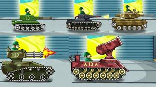 Funny Tanks - ALL Battle Tanks over Hills! Forest | Uranus, Tartarus, Apollo