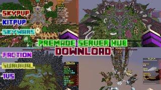 MINECRAFT PREMADE MINIGAMES - HUB SERVER [DOWNLOAD]