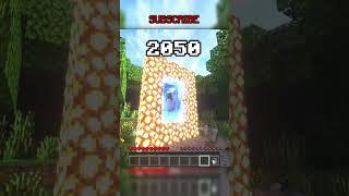 Minecraft 2023 VS 2050  #shorts