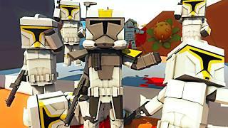 I Charge CLONE ARMY into Deadly LAAT GUNSHIP Invasion! - Ancient Warfare 3: Star Wars Mod