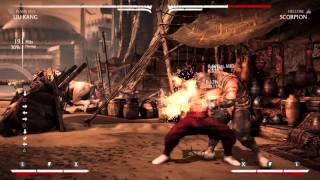 Mortal Kombat X - Liu Kang (Flame Fist) - Shaolin Flame to Windmill Punch