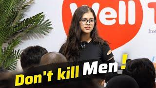 Men empowerment | Most emotional Speech by Manyata Singh | Public Speaking | WellTalk institute