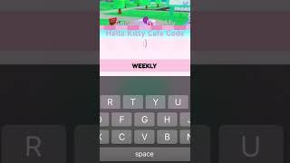 New Roblox My Hello Kitty Cafe Code #hellokittycafe #roblox  #sanrio #hellokitty #myhellokittycafe