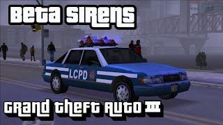 GTA 3 | Beta Police Siren Sounds