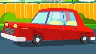 папа красный автомобиль | песни для детей | детские стишки | Daddys Red Car | Preschool Russia