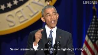 Il meglio dell'ultimo discorso di Barack Obama (sottotitoli in italiano)