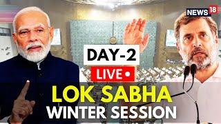 LIVE Lok Sabha Winter Session | PM Modi | Lok Sabha Rahul Gandhi Speech | Waqf Bill | Adani | N18L