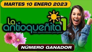 LA ANTIOQUEÑITA 1 RESULTADO DEL DÍA 10 DE ENERO 2023 NÚMERO GANADOR