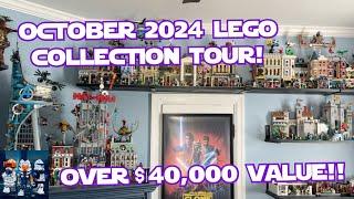 My October 2024 LEGO Collection Tour!! Over $40,000 Value!!