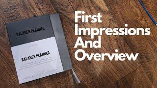 Balance Planner First Impressions (Mind Journal)