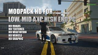 MODPACK HD GTA SAMP PC ENB SUPPORT !! GTA V GRAPHIC EQUAL !!