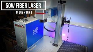 Monport 50w Fiber Laser 300x300mm (12x12in) Work Area