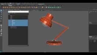 Rigging the desk lamp in Maya