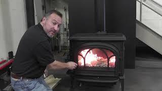 How to light a fire in a Jotul F 500 V3 Oslo wood stove