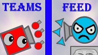 Diep.io NEW TOP INSANE FUNNIEST TEAMS FEED IN MAZE ( Diep.io Funny Moments FT WORMATE.IO )