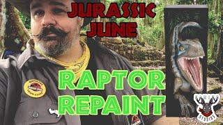 Velociraptor Book/DVD Nook Repaint for Jurassic June!