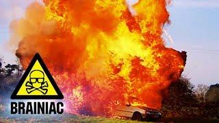 Thermite Makes a Car EXPLODE | Brainiac