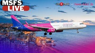 FENIX A321 SL!  Tirana -  Bari | Live VATSIM on MSFS2020!