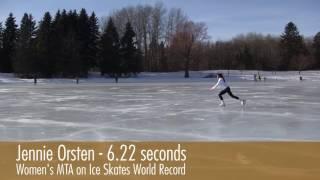 Women's MTA on Ice Skates World Record - 6.22 seconds