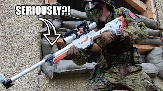 REAL Life CSGO AWP ASIIMOV in Airsoft Game (rare Skin)