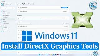  How To Install DirectX Graphics Tools in Windows 11