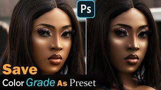 LUTS preset CREATE and SAVE with Adobe photoshop tutorials.