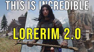 LORERIM 2.0 Is Incredible! | 3400+ Skyrim Mods | Live Gameplay