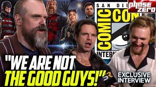 Thunderbolts Vs Avengers With MCU Stars Sebastian Stan, David Harbour & Wyatt Russell! - SDCC 2024!