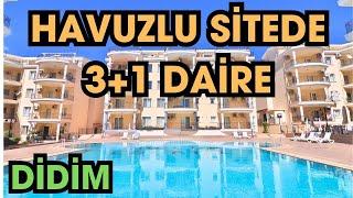 DİDİM SATILIK HAVUZLU 3+1 DAİRE #didimdesatilikevler