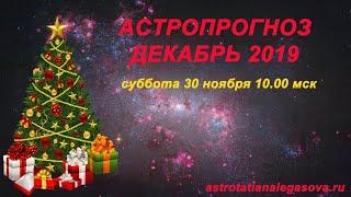 Астропрогноз декабрь 2019